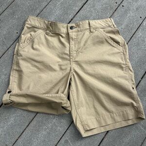 Carhartt BS213-W Force Original Fit Work Shorts Women‎ 12 Beige Rip Stop